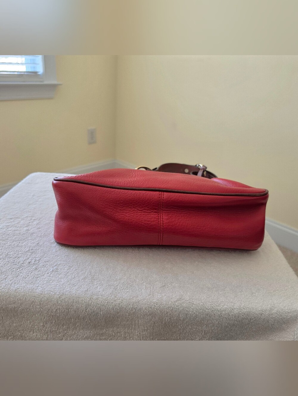 Dooney & Bourke 1975 Red Leather Shoulder Bag - Picture 10 of 11
